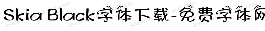 Skia Black字体下载字体转换